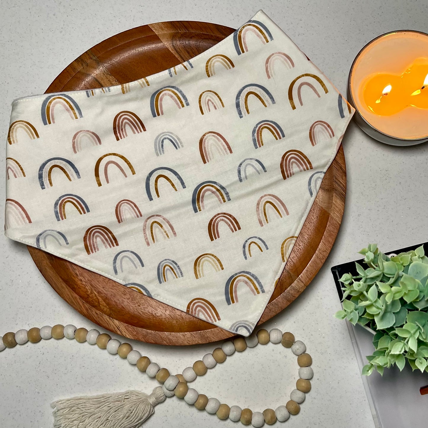 Neutral Rainbow Bandana