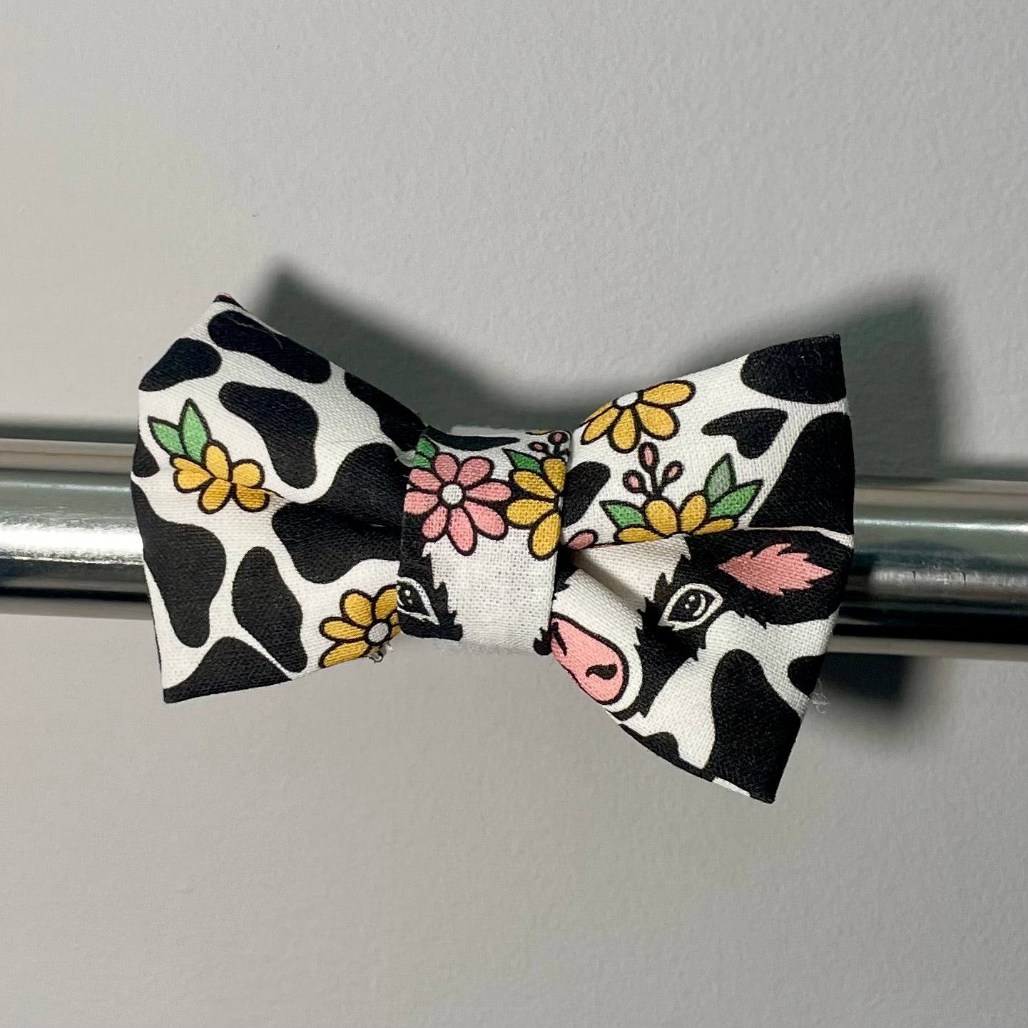 Floral Cow Collar Bow