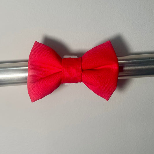 Red Collar Bow