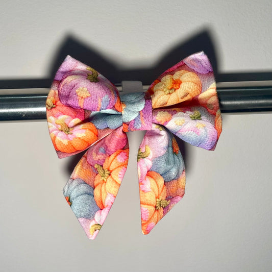 Crochet Pumpkins Collar Bow
