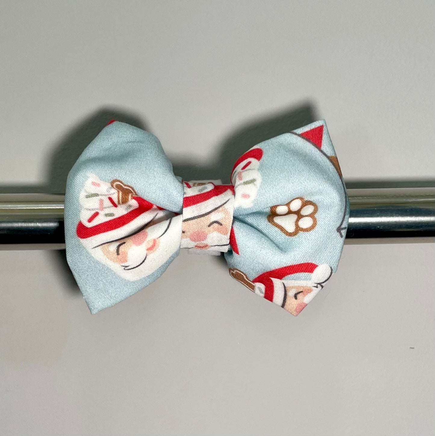 Santa Pup Cup Collar Bow