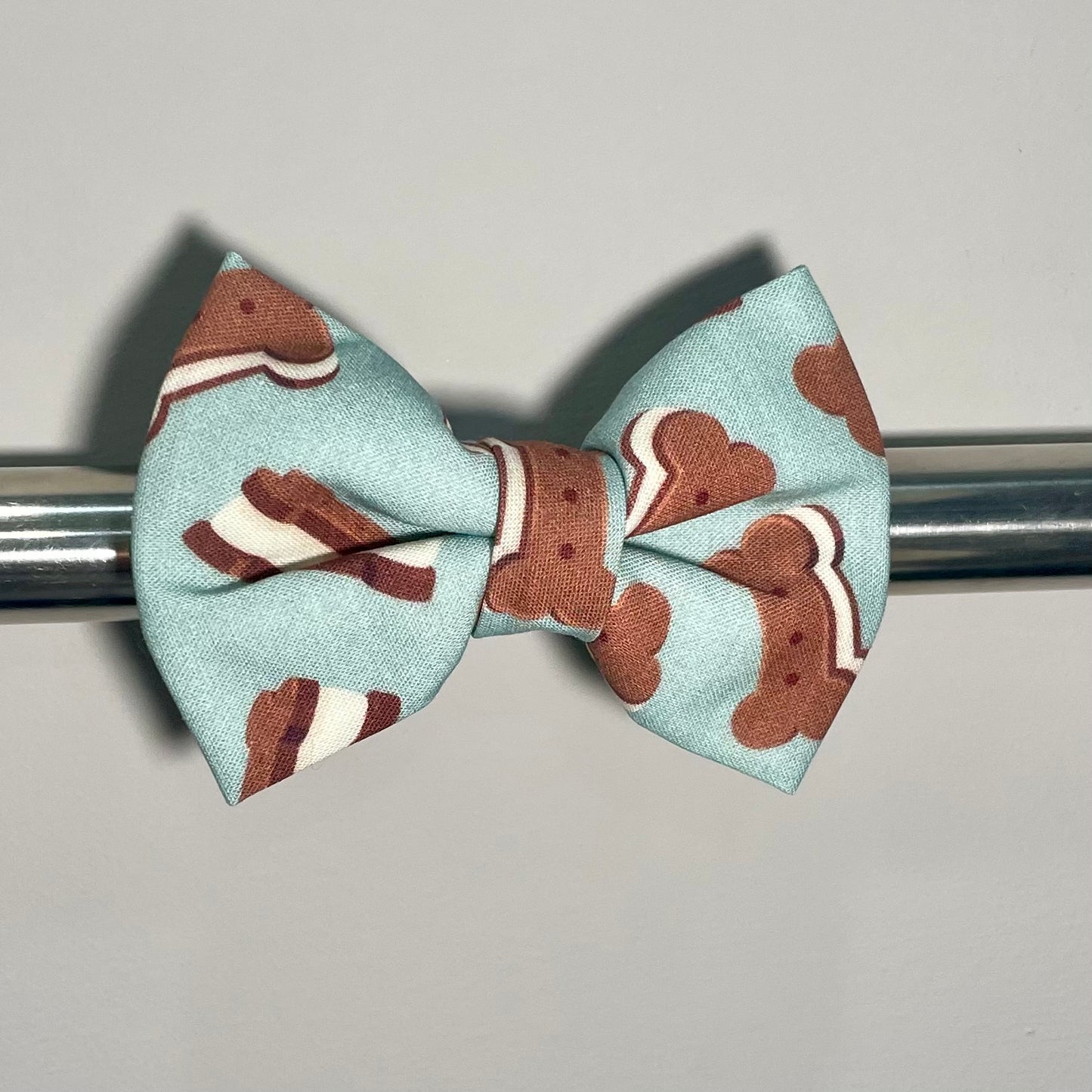 Doggy Ice Cream Sandwiches in Blue Collar Bow