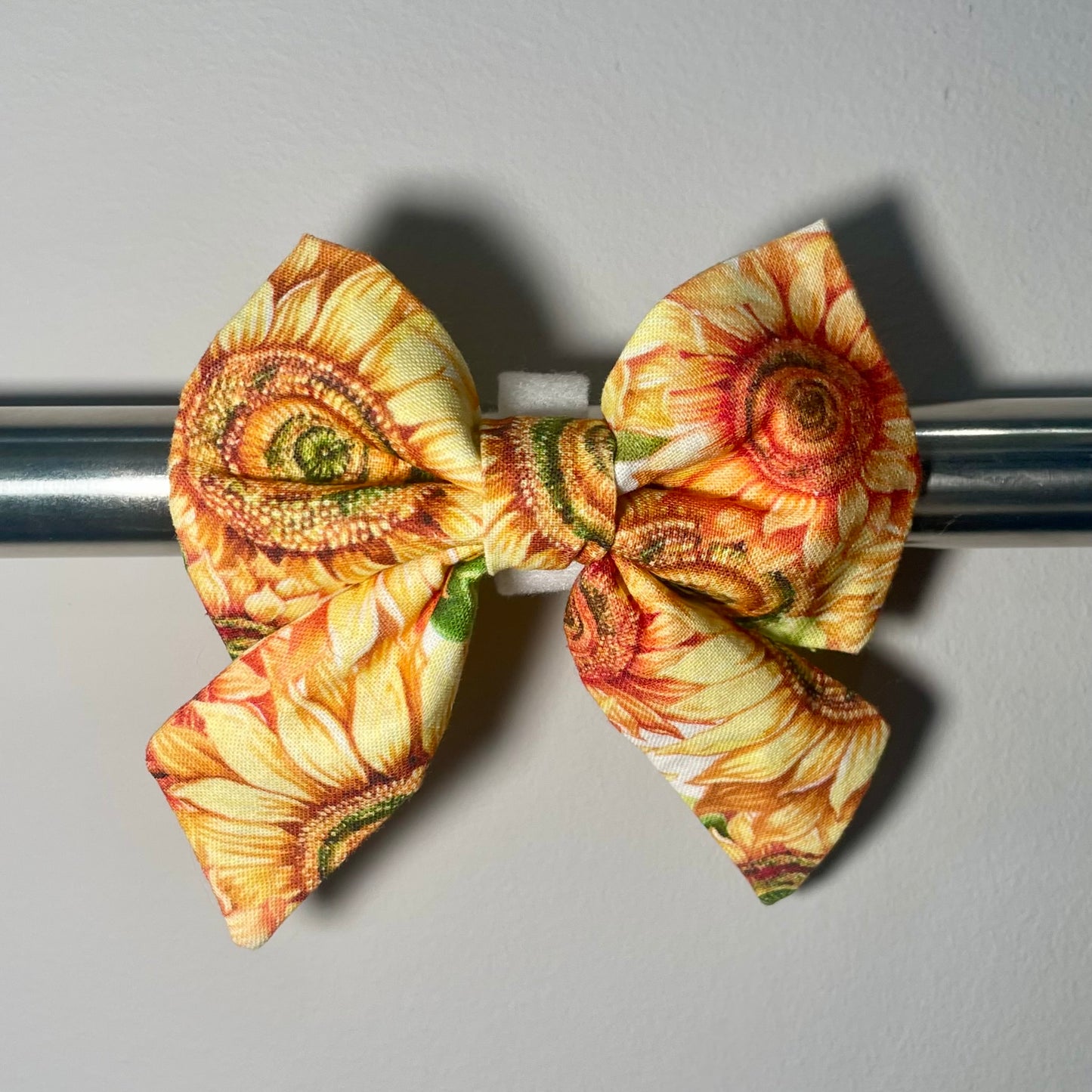 Giant Sunflower Collar Bow