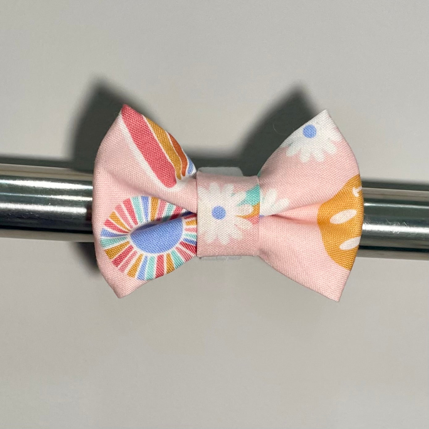 Smiles & Rainbows Collar Bow