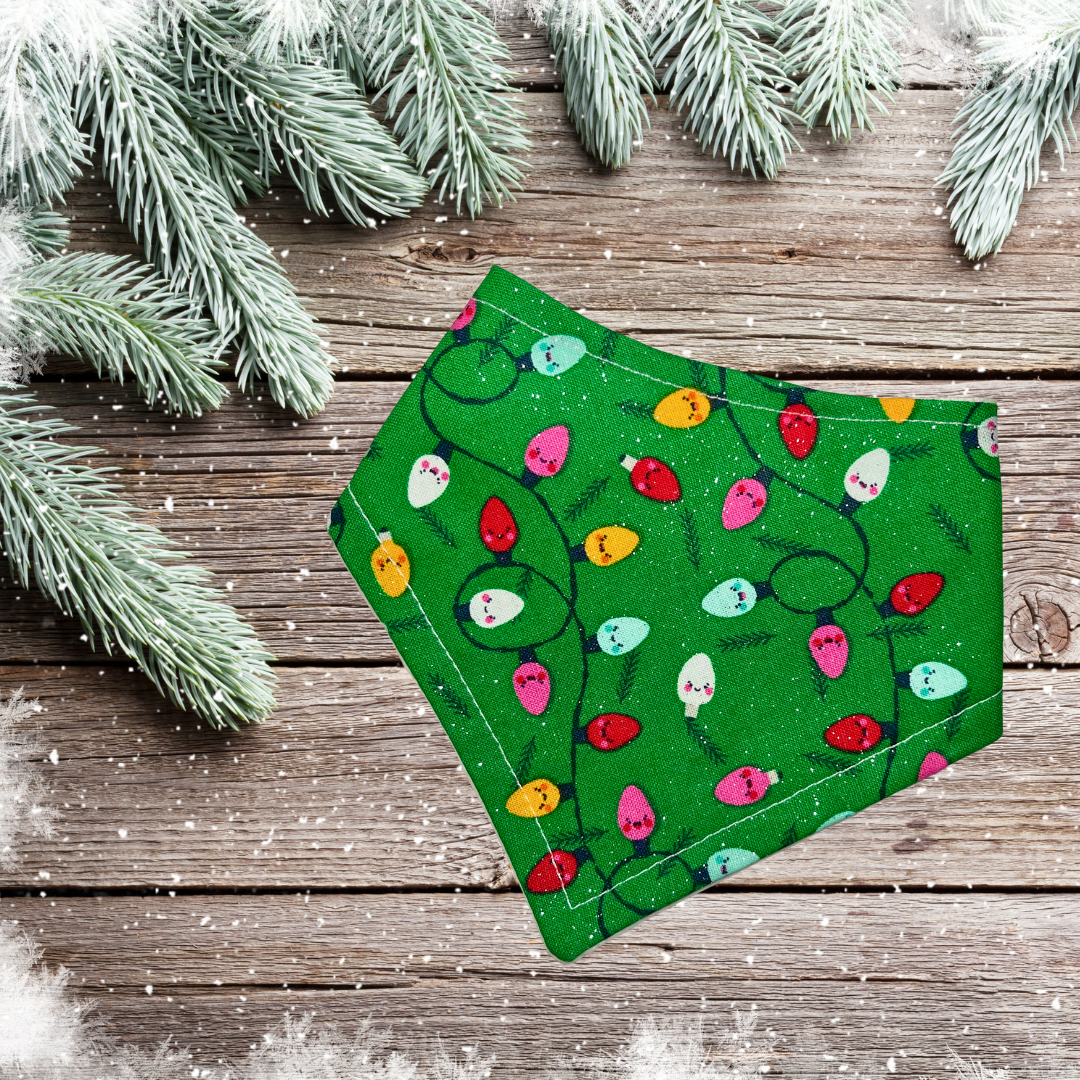 Shimmer Christmas Lights Bandana