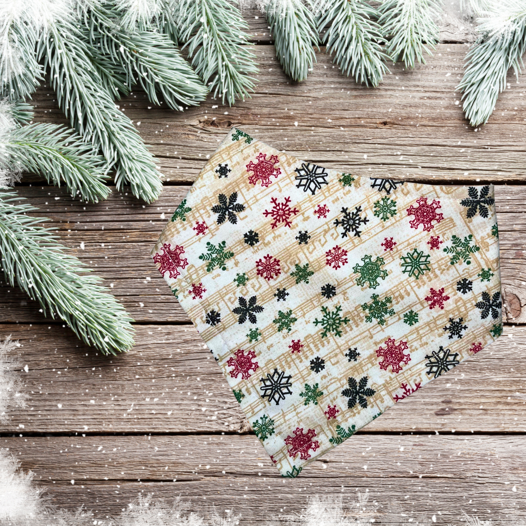 Vintage Snowflake Bandana