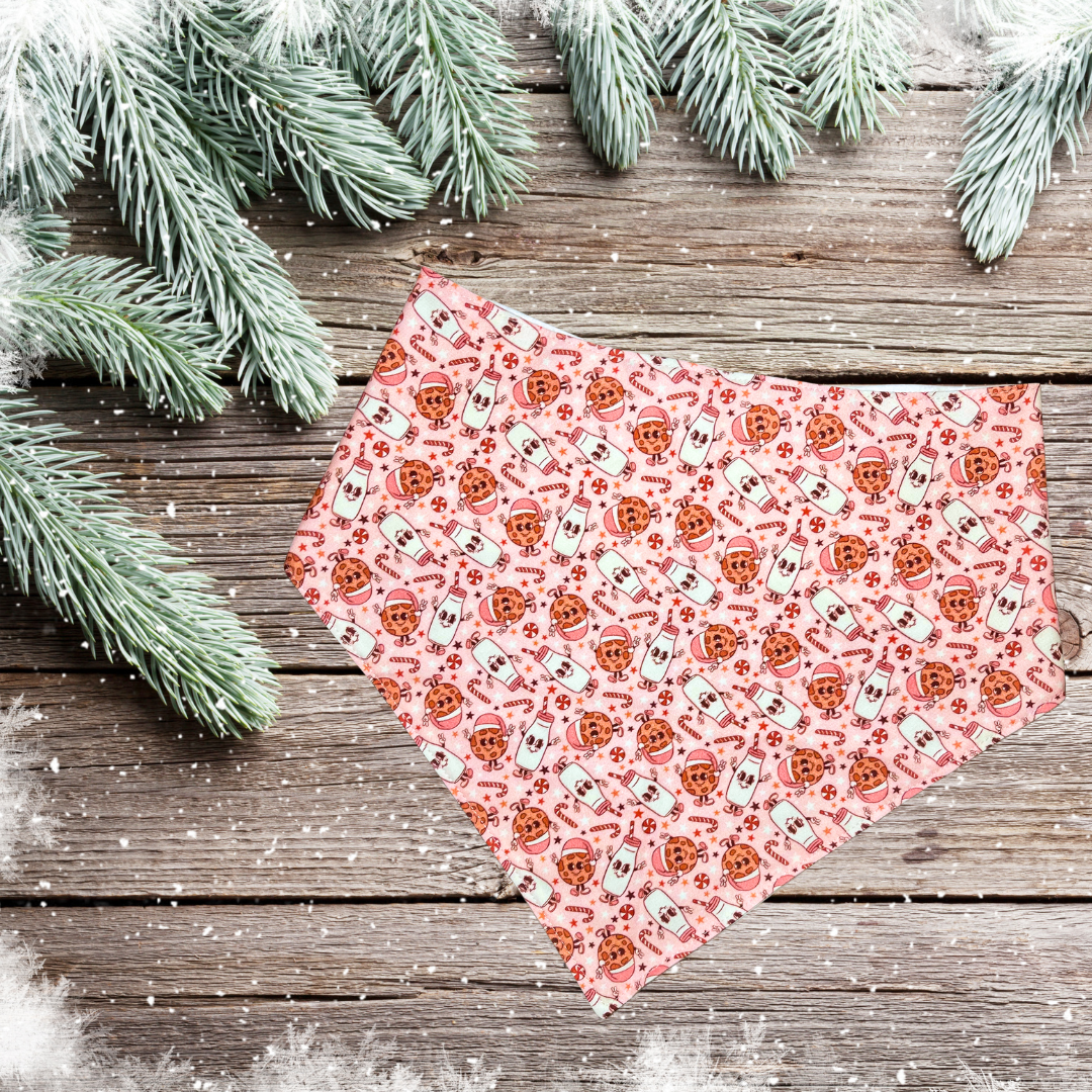 Christmas Milk & Cookies Bandana