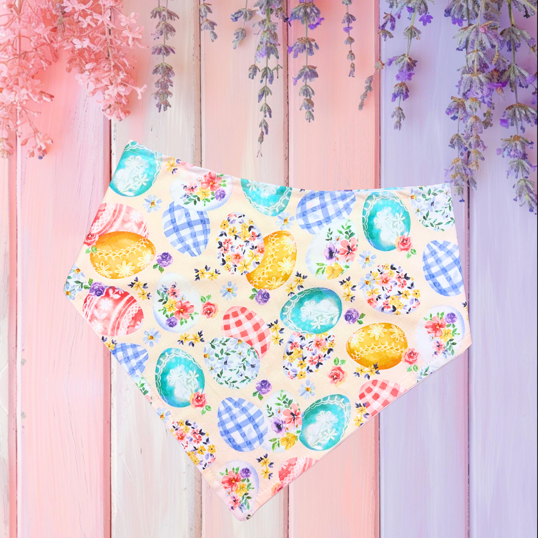 Floral Eggs Bandana