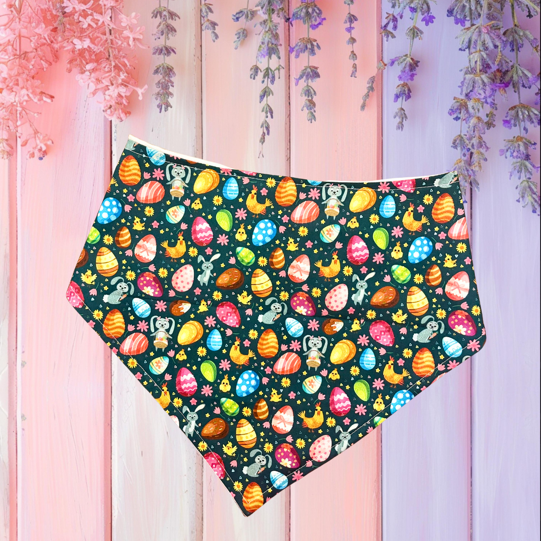 Colorful Bunny & Chick Bandana