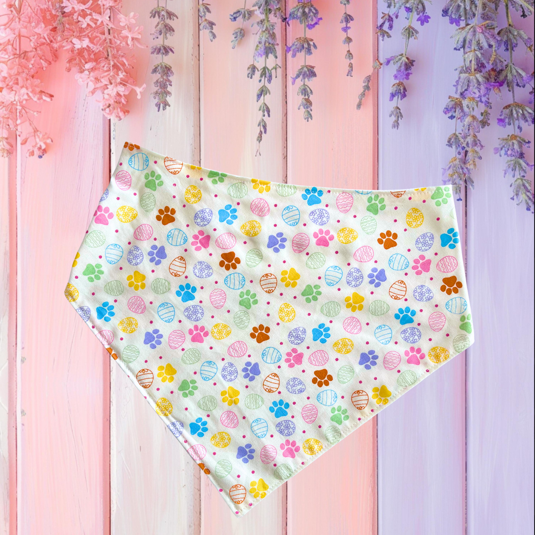 Paws and Eggs Bandana