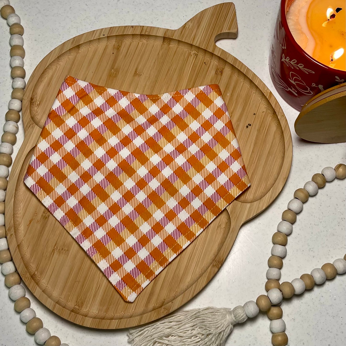 Halloween Plaid Bandana