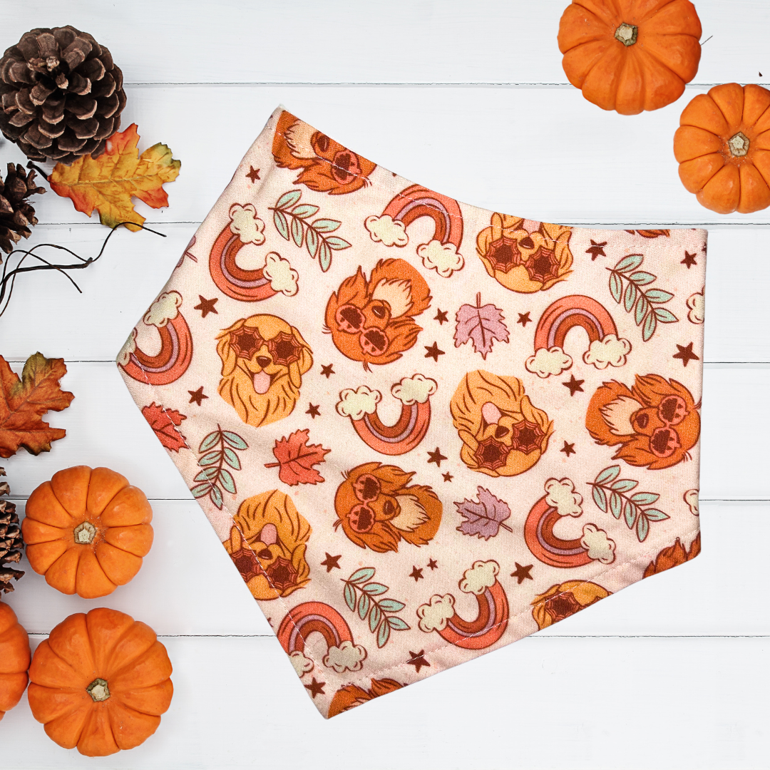 Fall Dachshunds & Goldens Bandana