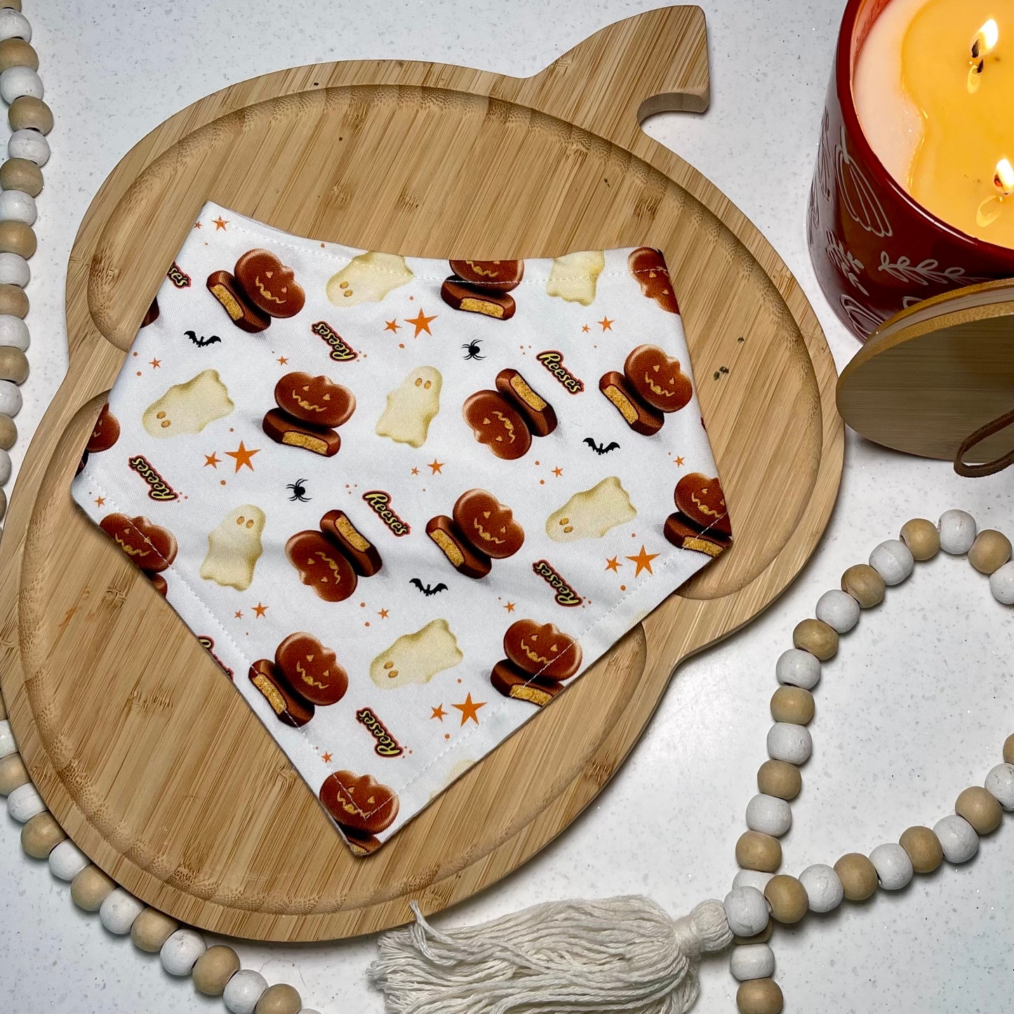 Chocolate Pumpkins & Ghosts Bandana