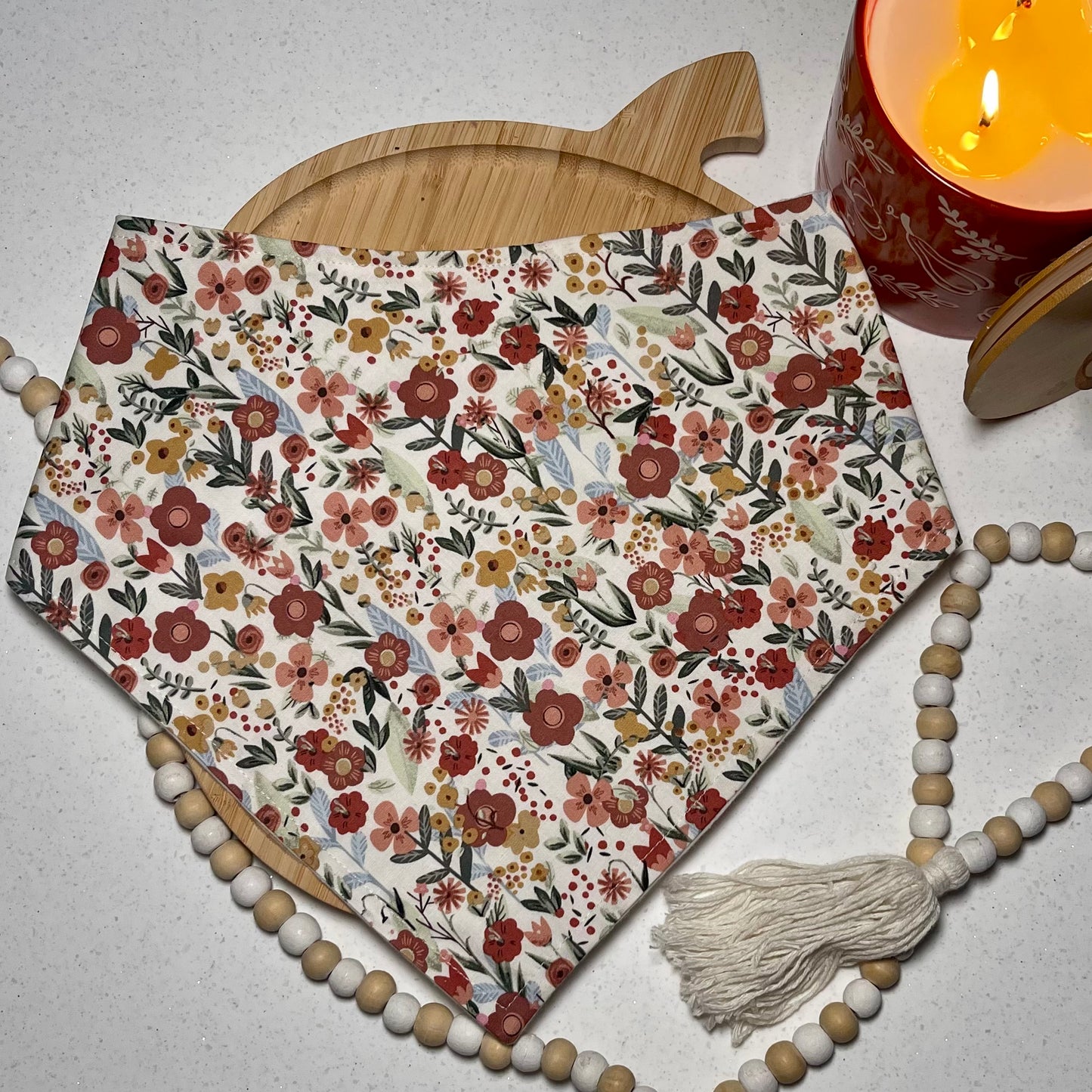Fall Flower Garden Bandana
