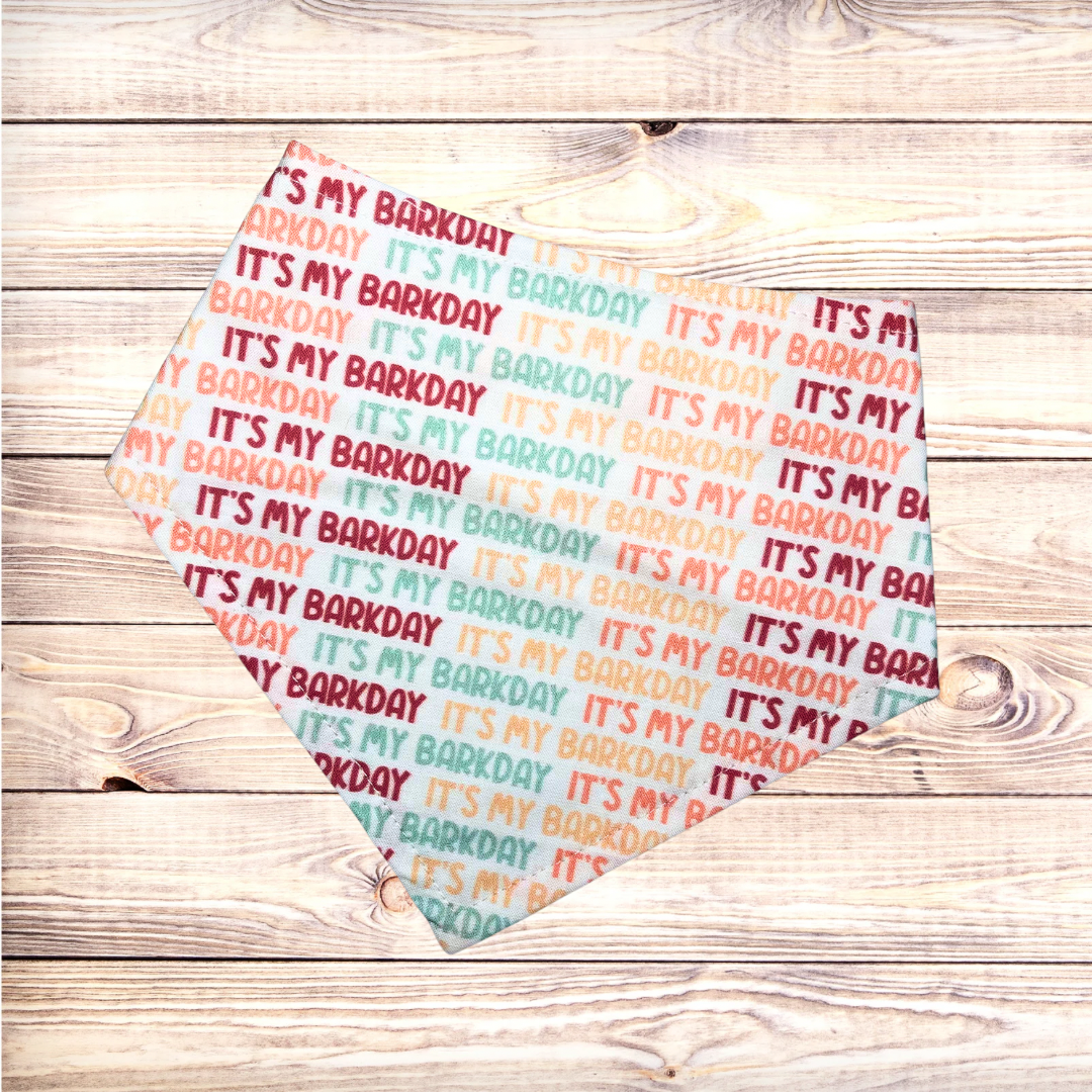 It's My Barkday Bandana