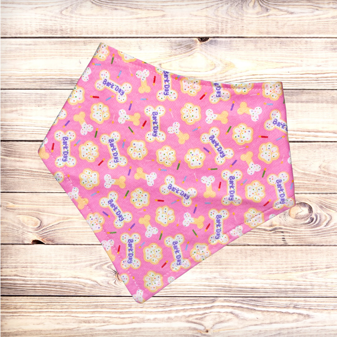 Barkday Treats - Pink Bandana