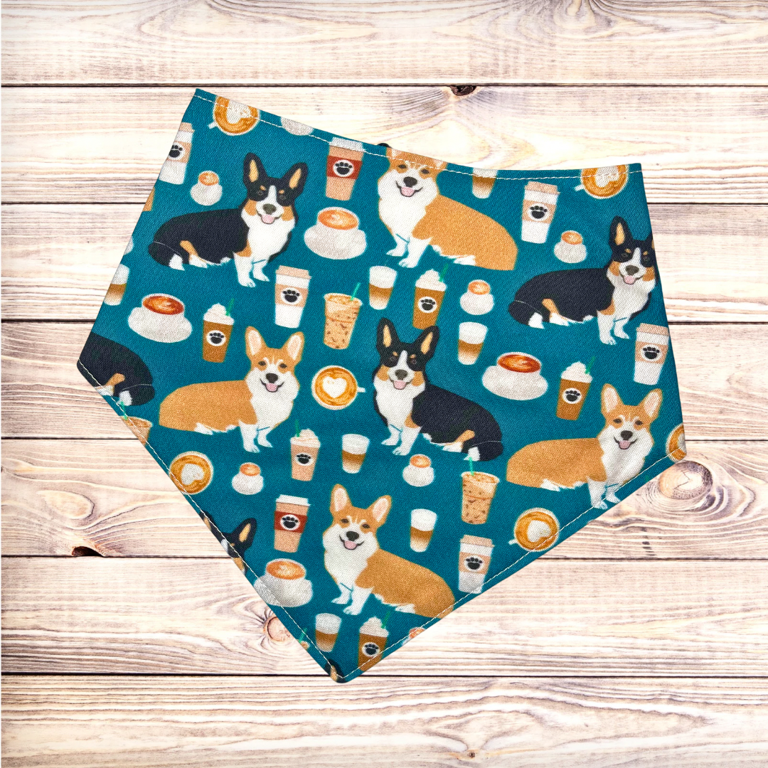 Corgis & Coffees Bandana