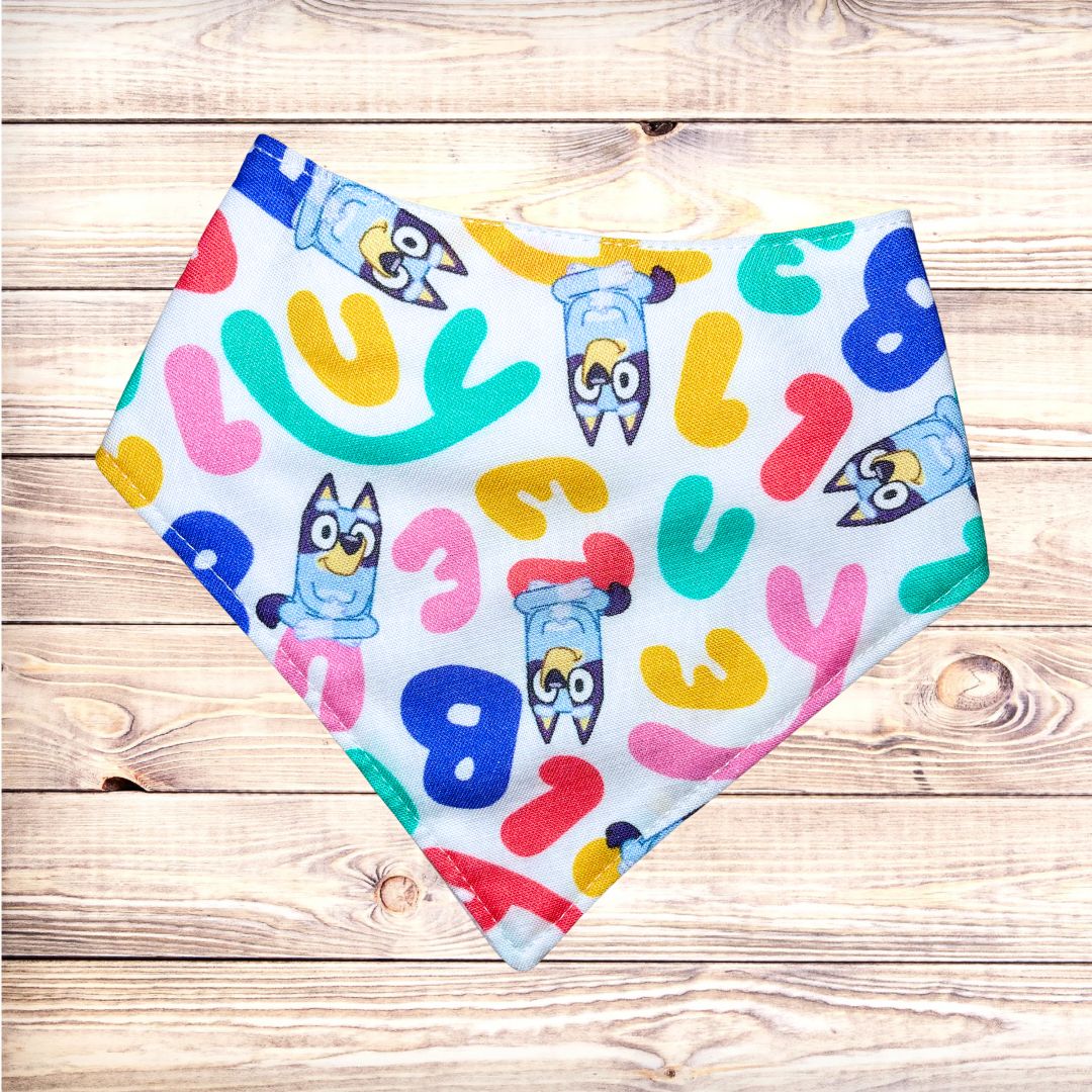 Blue Dog Playtime Bandana