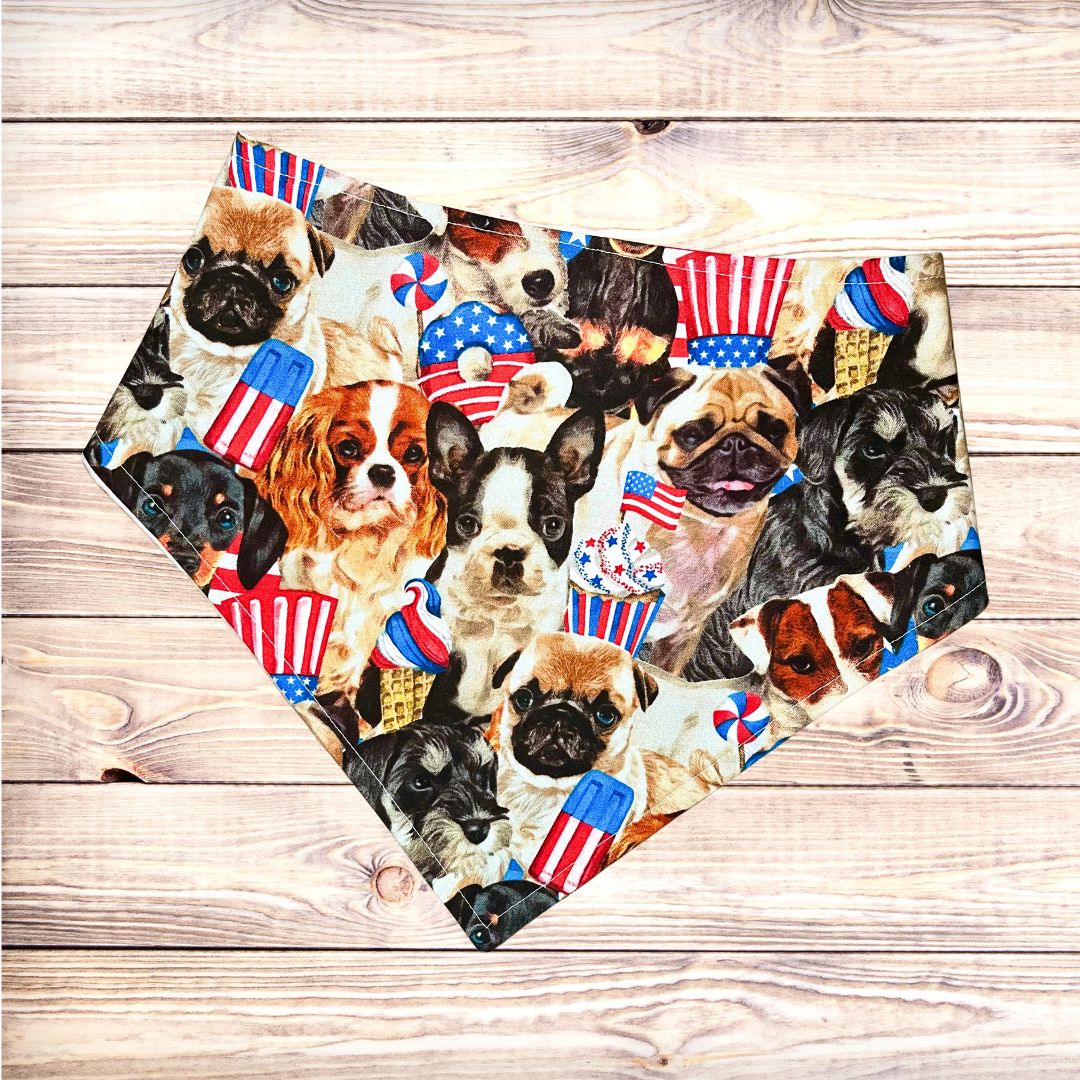 Pawtriotic Pups & Treats Bandana