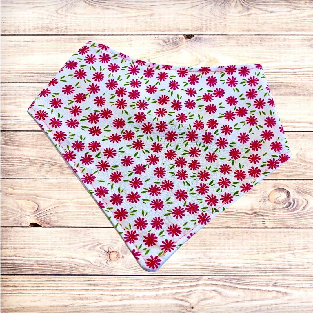 Tiny Pink Daisies Bandana
