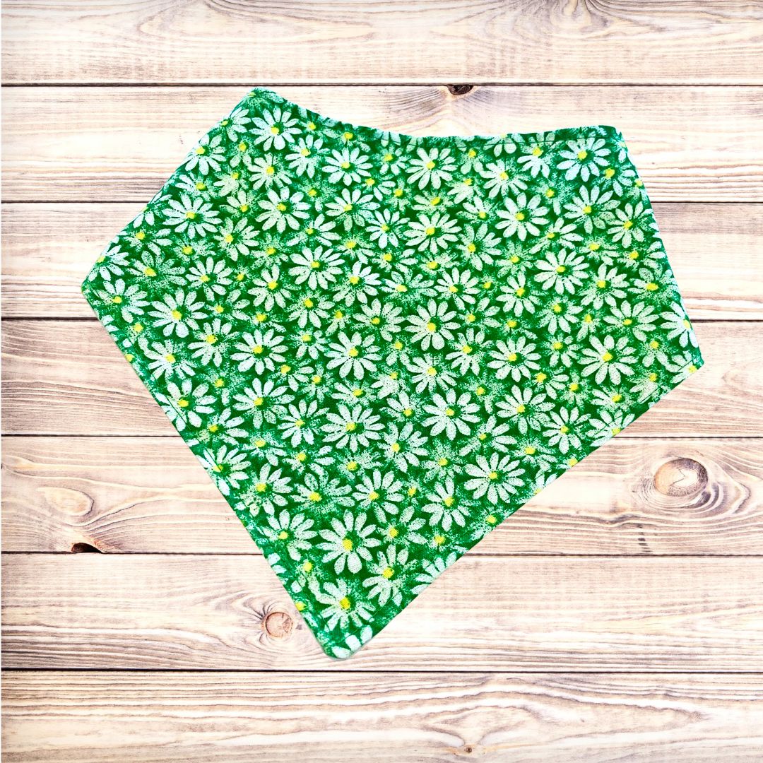 Green Daisies Bandana