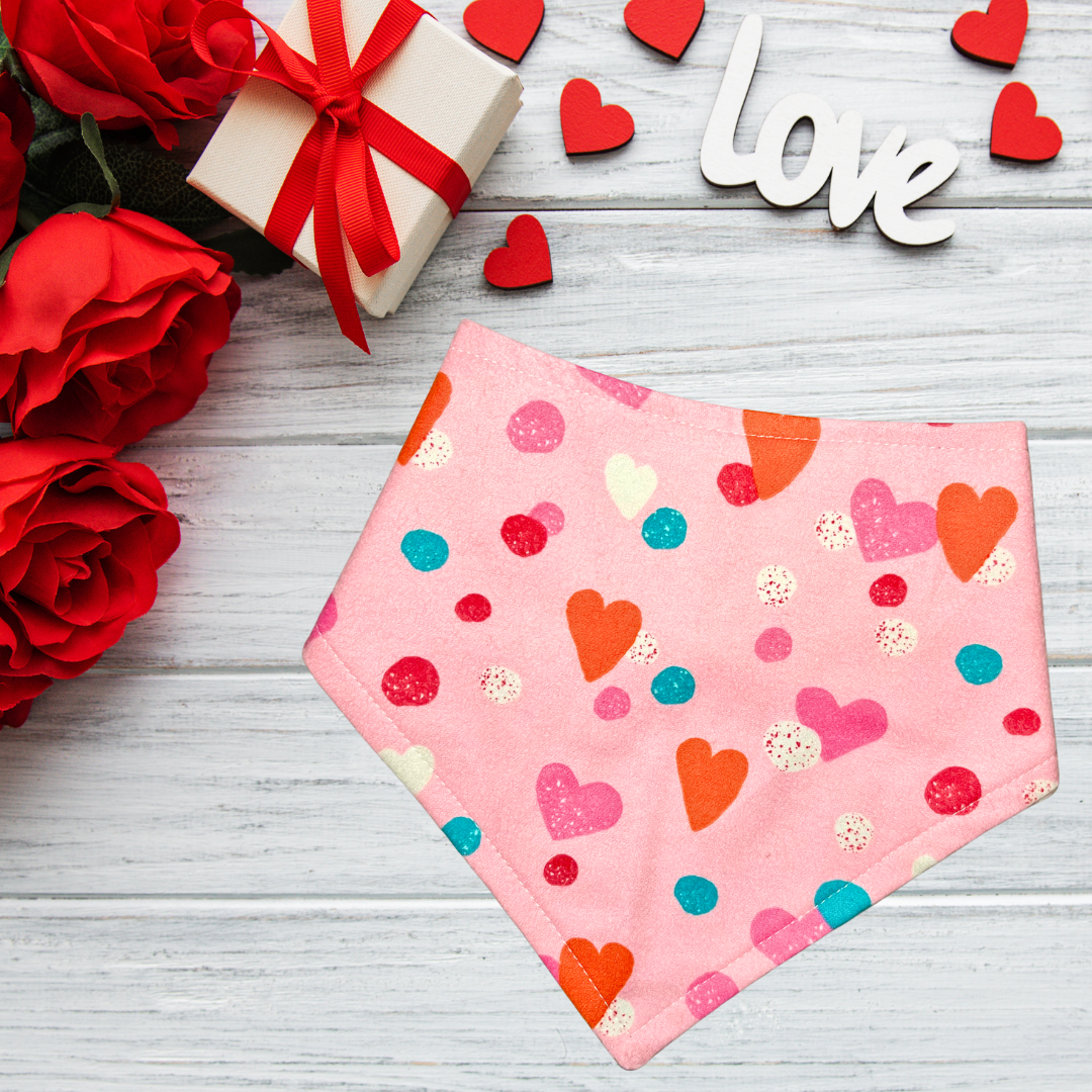 Hearts & Dots Bandana