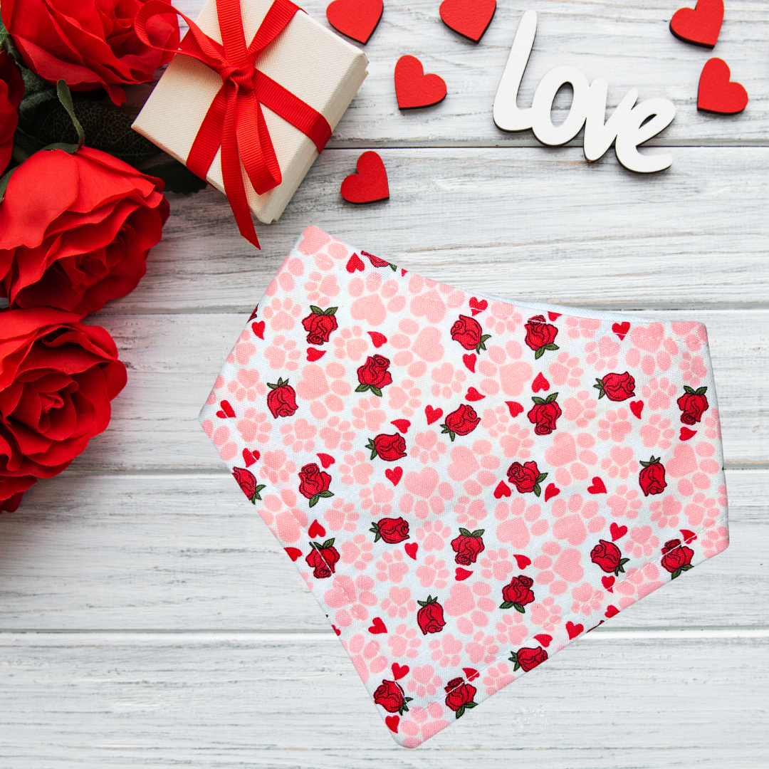 Paws & Roses Bandana