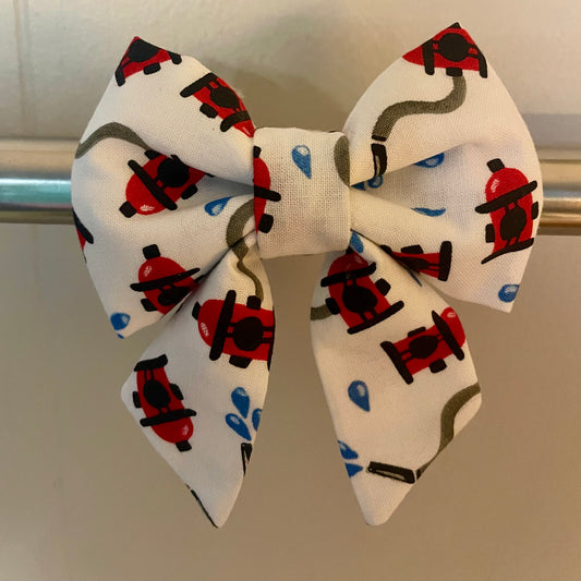 Fire Hydrants Collar Bow