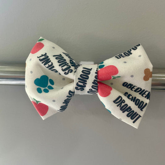 Obedience School Dropout Collar Bow