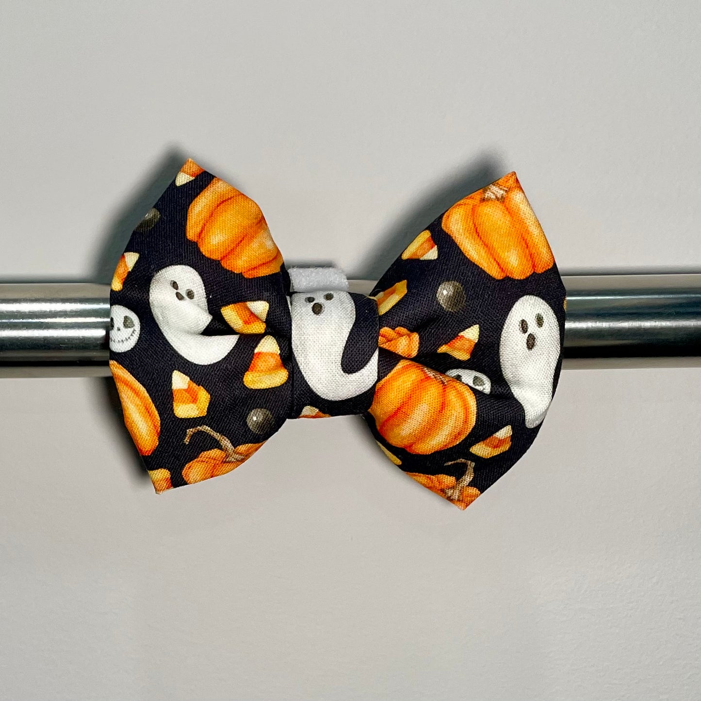 Ghosts & Candy Corn Collar Bow