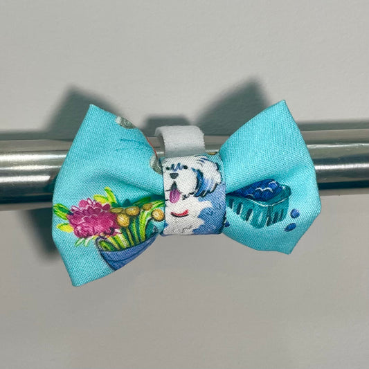 Farmers Market Dogs Collar Bow