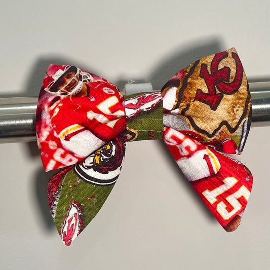 KC Game Day Collar Bow