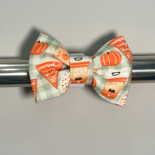Pumpkin Everything Collar Bow
