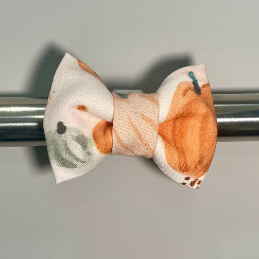 Rustic Pumpkins Collar Bow