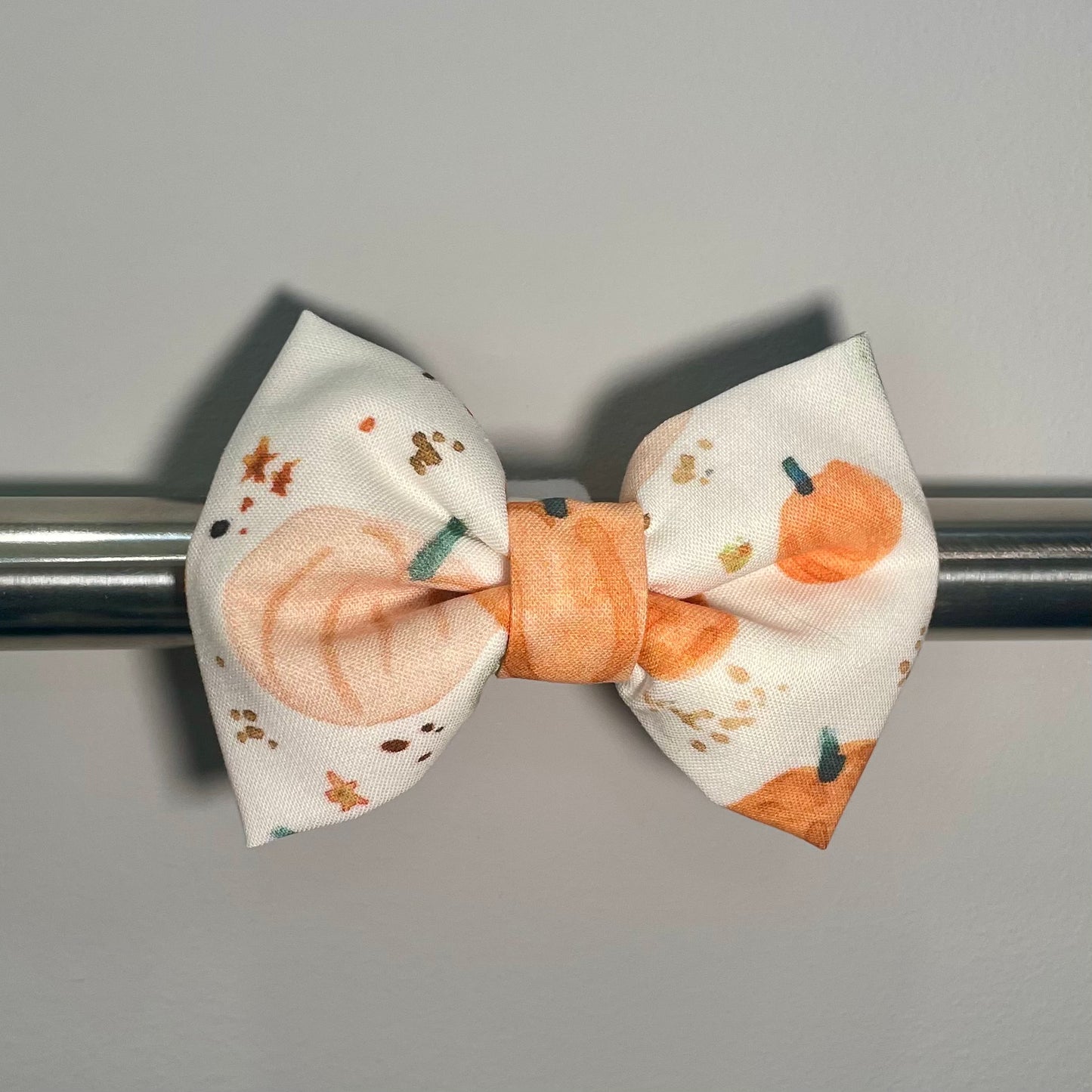 Rustic Pumpkins Collar Bow
