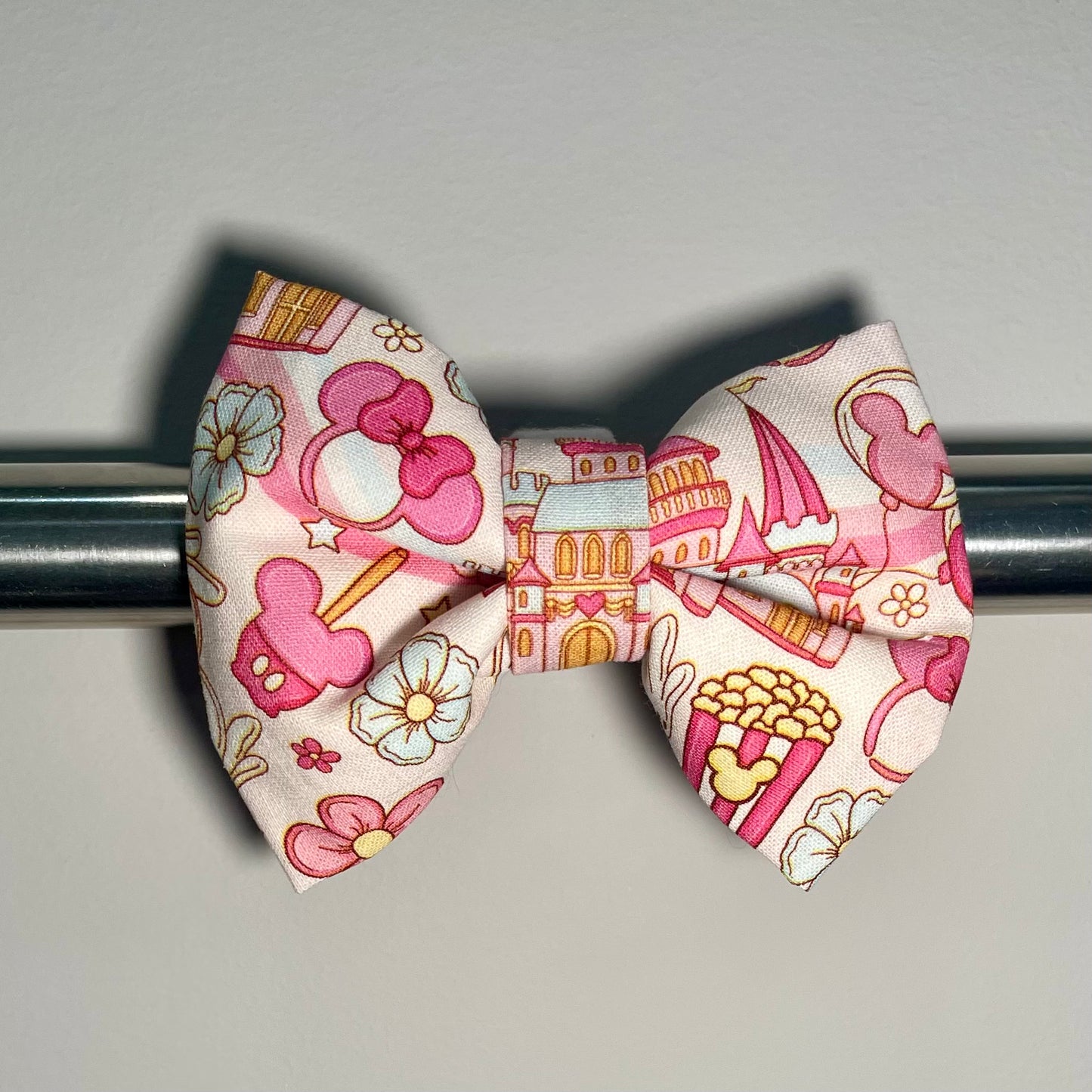 Pink Magic Castle Collar Bow