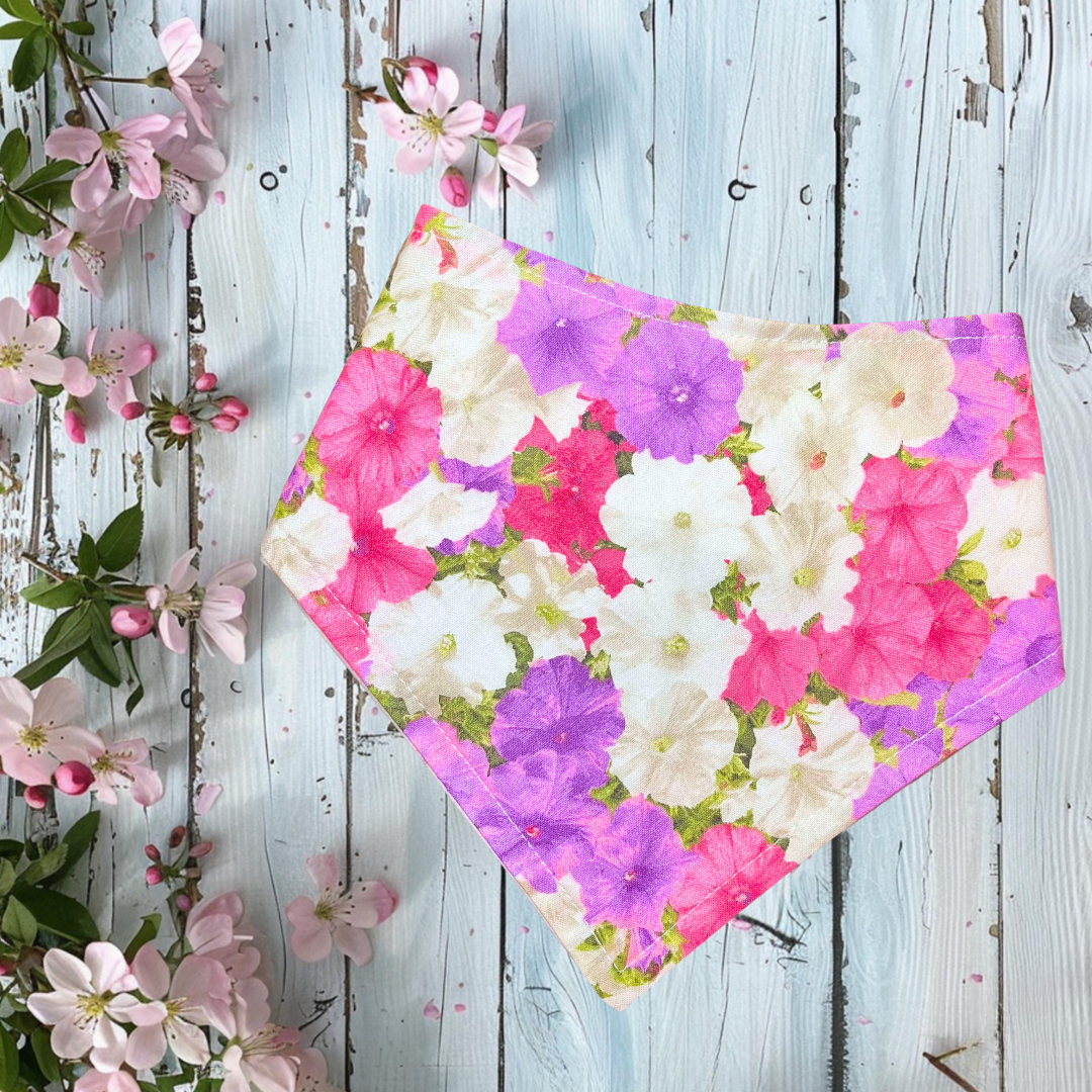 Pretty Petunias Bandana