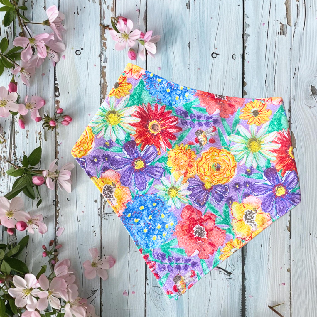 Colorful Flowers Bandana
