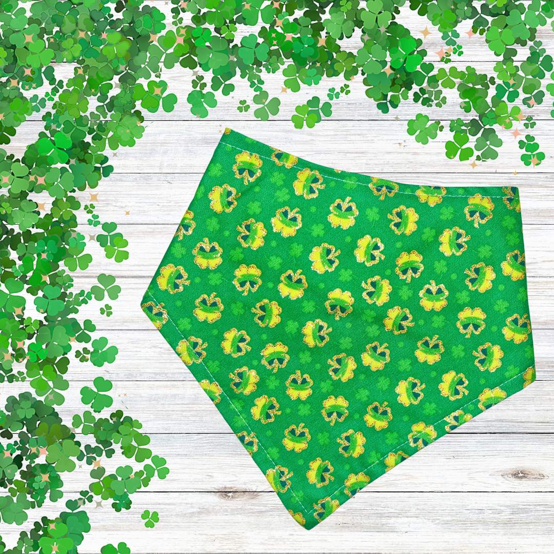 Shimmer Shamrocks Bandana