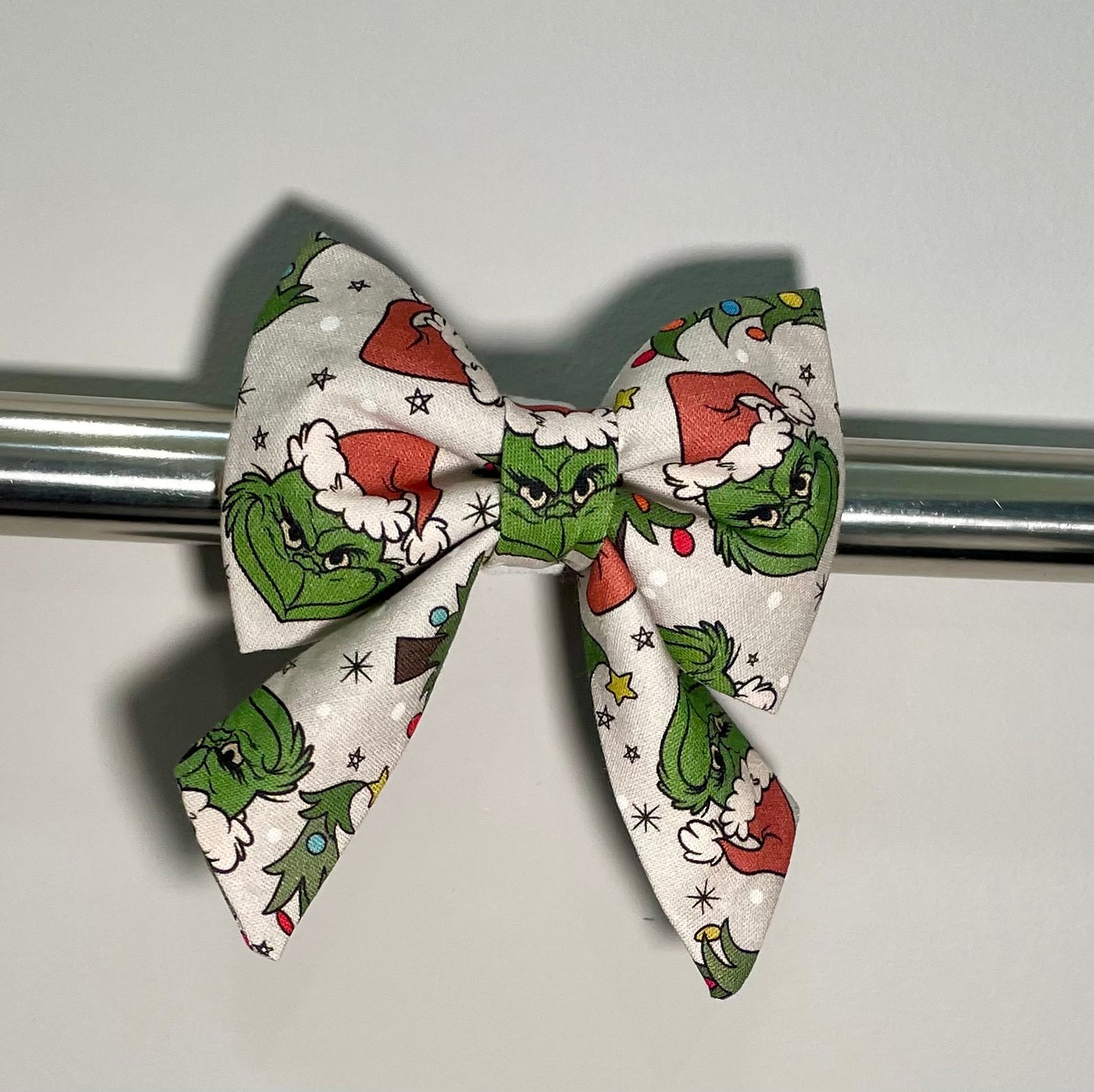 Mean One Christmas Collar Bow