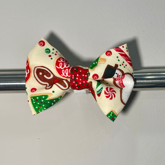 Christmas Sugar Cookies Collar Bow