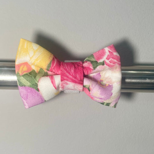 Tulip Garden Collar Bow