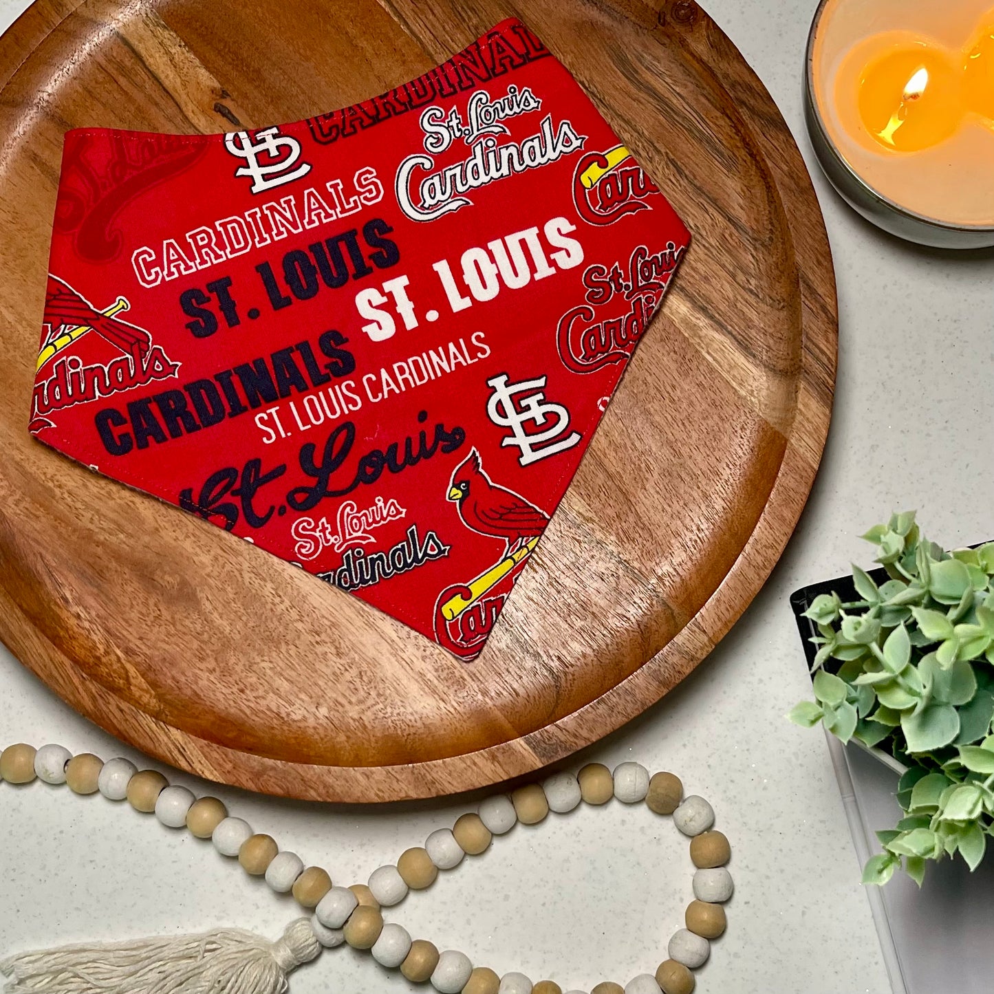 Red STL Cards Bandana