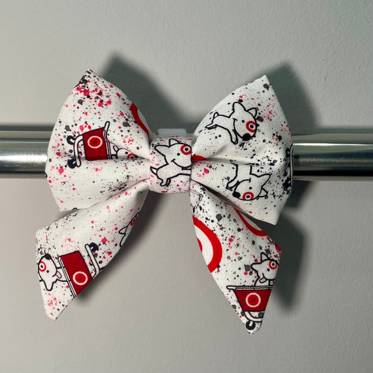 Red Dot Cutie Collar Bow