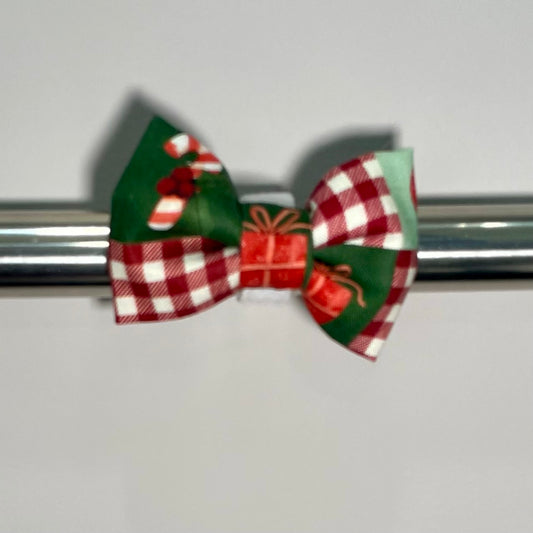 Vintage Christmas Collar Bow