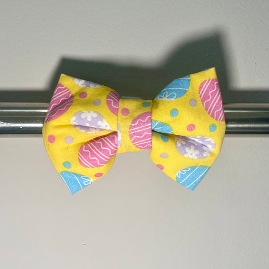 Egg-cellent Easter Collar Bow