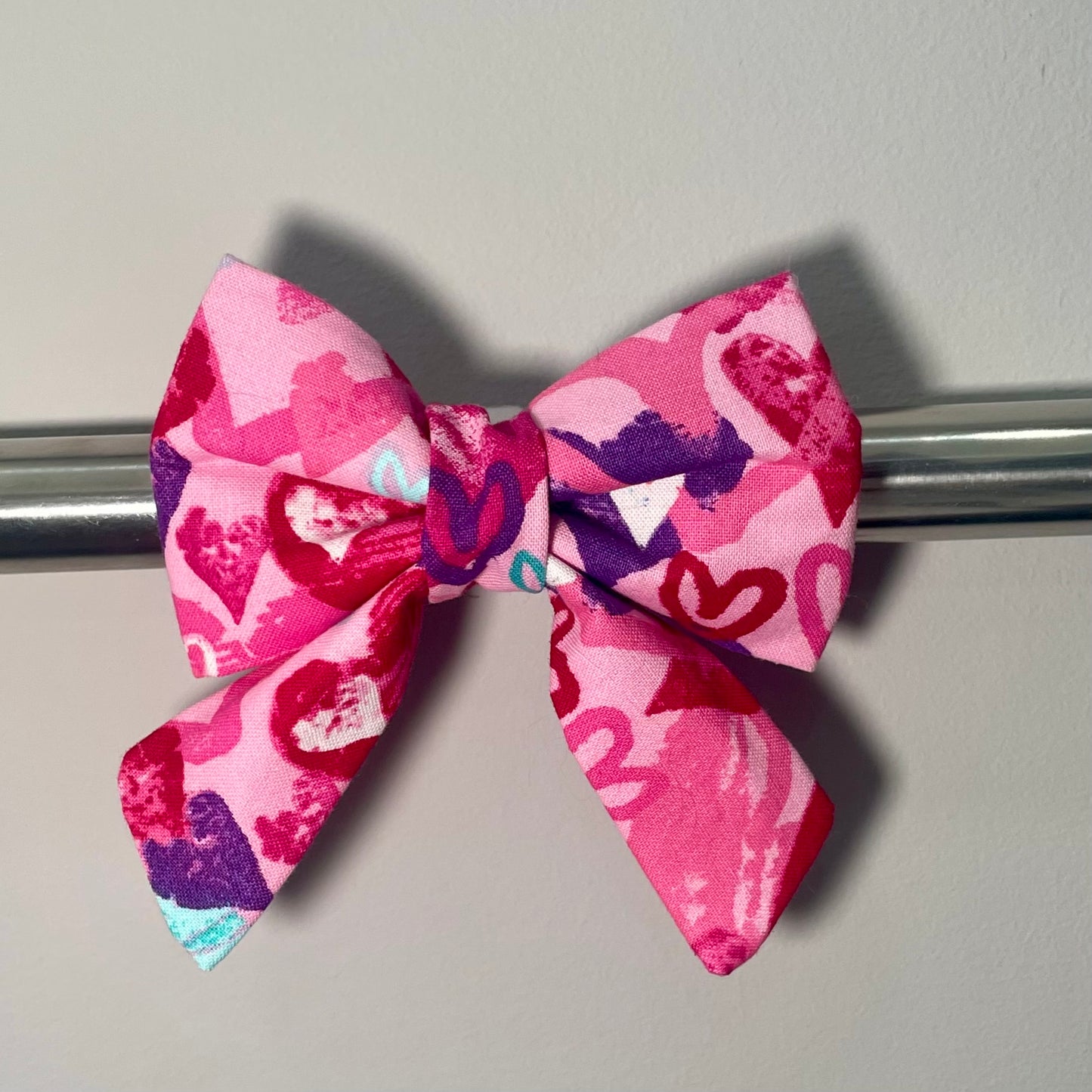 Heart You Collar Bow