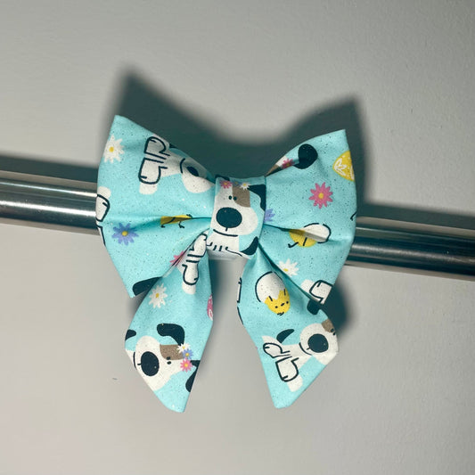 Shimmer Easter Pup Collar Bow