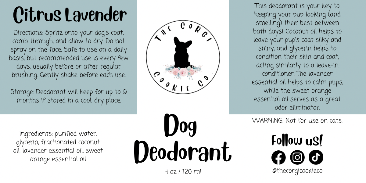 Dog Deodorant