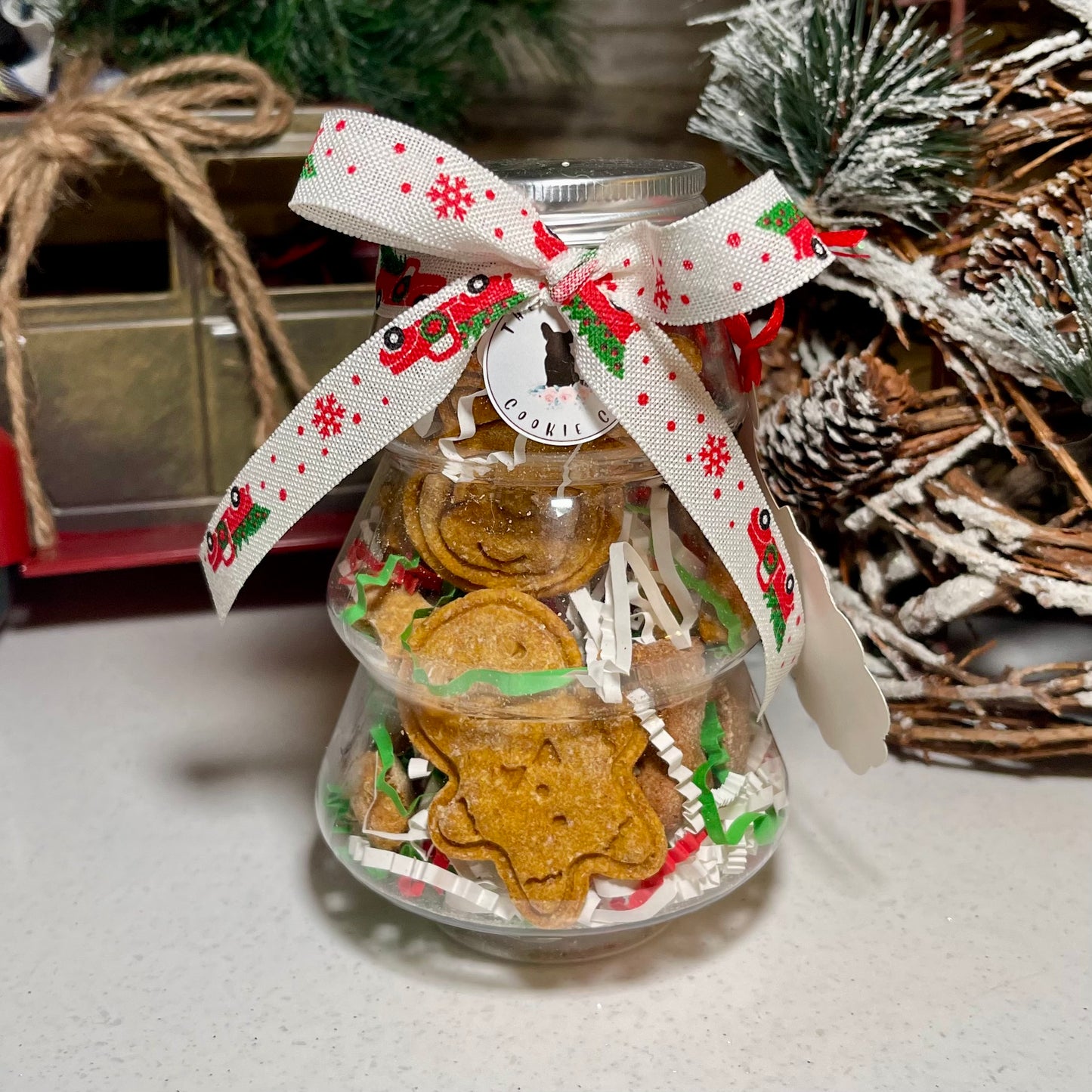 Christmas Tree Treat Jar